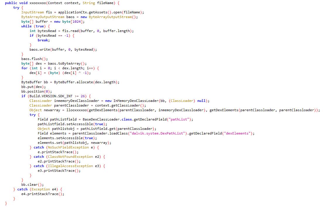 加载隐藏的字节码